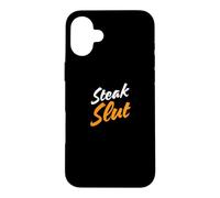 Carcasa para iPhone 16 Plus Puta De Carne Humor Divertido Comida Texto Grill Broma