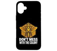 Carcasa para iPhone 16 Plus Queen Bee Don't Mess with The Colony Beekeeper