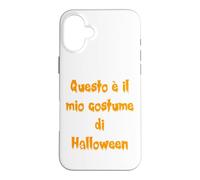 Carcasa para iPhone 16 Plus Questo È Il Mio - Disfraz de Halloween Divertido Italiano