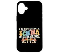 Carcasa para iPhone 16 Plus Quiero ser Profesor de inglés Schwa ELA Life Grammar Police