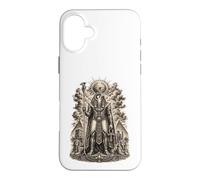 Carcasa para iPhone 16 Plus Ra Sun God Falcon Guardian Antiguo Egipcio Mítico Arte