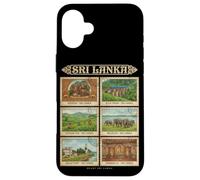 Carcasa para iPhone 16 Plus Raíces de Sri Lanka Lugares emblemáticos de Ceilán Sigiriya