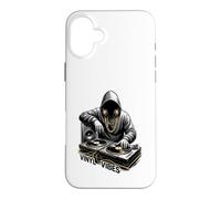 Carcasa para iPhone 16 Plus Rap Vinyl Vibes Hip Hop DJ