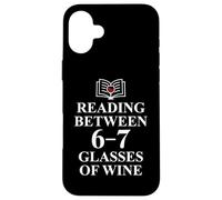 Carcasa para iPhone 16 Plus Read Between The Wines 6 7 Reading 6-7 Just One More Chapter