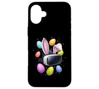 Carcasa para iPhone 16 Plus Realidad Virtual VR Jugador Videojuego Huevos Orejas De Conejito Lindo