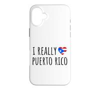 Carcasa para iPhone 16 Plus Realmente Amo Puerto Rico