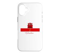 Carcasa para iPhone 16 Plus Recuerdo de la Bandera de Gibraltar