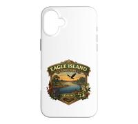 Carcasa para iPhone 16 Plus Recuerdo gráfico de Eagle Island State Park Idaho