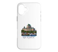Carcasa para iPhone 16 Plus Recuerdo Retro de Quebec de Canadá/Quebec