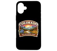 Carcasa para iPhone 16 Plus Recuerdos para visitantes de Recuerdo del Centenario del Estado de Colorado