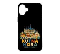 Carcasa para iPhone 16 Plus Regalo de hito de Viaje de Kutna Hora República Checa Dibujado a Mano