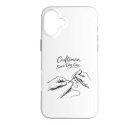 Carcasa para iPhone 16 Plus Regalo para Artesano del Cuero Craftsman Since Day One