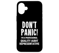 Carcasa para iPhone 16 Plus Representante de Auditoría de Calidad