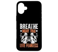 Carcasa para iPhone 16 Plus Respira Muay Thai Live Fearless Muay Thai