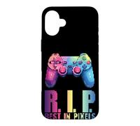 Carcasa para iPhone 16 Plus Rest in Pixels - Gamer Merch - für Sie und Ihn