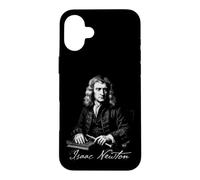 Carcasa para iPhone 16 Plus Retrato clásico de Isaac Newton Física Científico