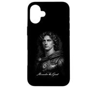 Carcasa para iPhone 16 Plus Retrato de Guerrero clásico Alejandro Magno