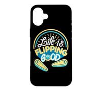 Carcasa para iPhone 16 Plus Retro Arcade Pinball - Juego de Arcade Retro 80s Gaming