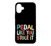 Carcasa para iPhone 16 Plus Retro Bicycle Bike Cycling Pedal Like You Stole It Cyclist