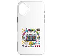 Carcasa para iPhone 16 Plus Retro Combo Botón Smash Arcade Gamer Diseño