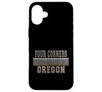 Carcasa para iPhone 16 Plus Retro Four Corners Oregón