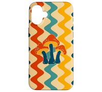 Carcasa para iPhone 16 Plus Retro Mushroom Cottagecore Boho Indie Y2K Nature Vibes