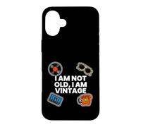 Carcasa para iPhone 16 Plus Retro Nostalgia I Am Not Old I Am Vintage