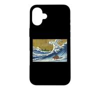 Carcasa para iPhone 16 Plus Retro Vintage Hokusai Surfing A Great Wave Beaver Lover
