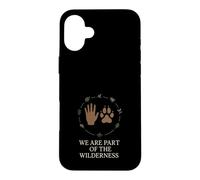 Carcasa para iPhone 16 Plus Rewild Nature Rewilding Movimiento Eco Activista Mindful Earth