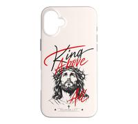 Carcasa para iPhone 16 Plus Rey sobre Todo Jesucristo Filipenses 2:9-11 Versículo de la Biblia