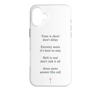 Carcasa para iPhone 16 Plus Rhyming Evangelistic Gospel Message - Christian Faith Poem
