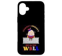 Carcasa para iPhone 16 Plus Rimas Infantiles para niños o Humpty Dumpty se sentaron en una Pared