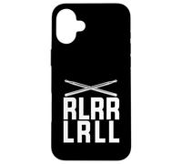 Carcasa para iPhone 16 Plus RLRR LRLL Paradiddle Baterista Rudimentos Percusionista