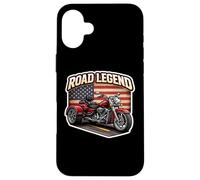 Carcasa para iPhone 16 Plus Road Legend Classic Trike Motocicleta Biker American Triker