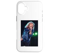 Carcasa para iPhone 16 Plus Robert Plant de Led Zeppelin en Vivo en Wembley 1992