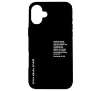 Carcasa para iPhone 16 Plus Romanos 8 Versículo 28, Fe única, Bueno es Dios, Cristiano