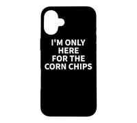 Carcasa para iPhone 16 Plus Ropa de Chips de maíz: diseño de Chips Divertidos