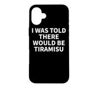 Carcasa para iPhone 16 Plus Ropa de tiramisú - Divertido e Impresionante diseño para Amantes del tiramisú