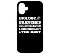 Carcasa para iPhone 16 Plus Ropa Divertida de microbiología: el Mejor diseño de microbiólogos