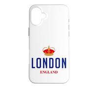 Carcasa para iPhone 16 Plus Royal London England Crown, London Wait For Me Travel London