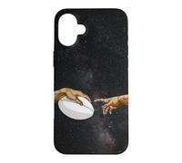 Carcasa para iPhone 16 Plus Rugby Michelangelos Creación de Adán - un rucktastic