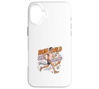 Carcasa para iPhone 16 Plus Run Wild Stay Strong Running Motivación Diseño