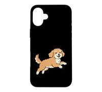 Carcasa para iPhone 16 Plus Running Cavapoo Dog Breed Mom Pet Lovers Owner