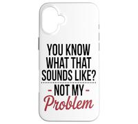 Carcasa para iPhone 16 Plus Sabes A Qué Suena Eso, Arte Seguro