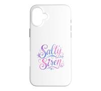 Carcasa para iPhone 16 Plus Salty Siren Mermaid Lover Beach Coastal Ocean Cute Mermaid