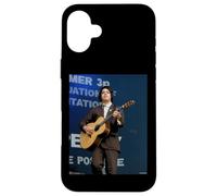 Carcasa para iPhone 16 Plus Sam Duckworth Get Cape Wear Cape Fly Live por Andy Willsher
