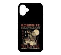 Carcasa para iPhone 16 Plus Samurai Warrior The Last Sushi Ropa de Calle Japonesa Ukiyo-e