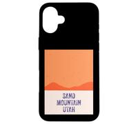 Carcasa para iPhone 16 Plus Sand Mountain Utah UT, Near Little Sahara, Nature Vacation