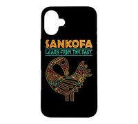 Carcasa para iPhone 16 Plus Sankofa African Heritage Akan Símbolo Aprende del Pasado