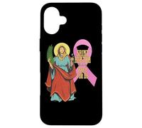 Carcasa para iPhone 16 Plus Santa Agatha Cáncer de Mama Cinta Patrona Santa Enfermeras Católica